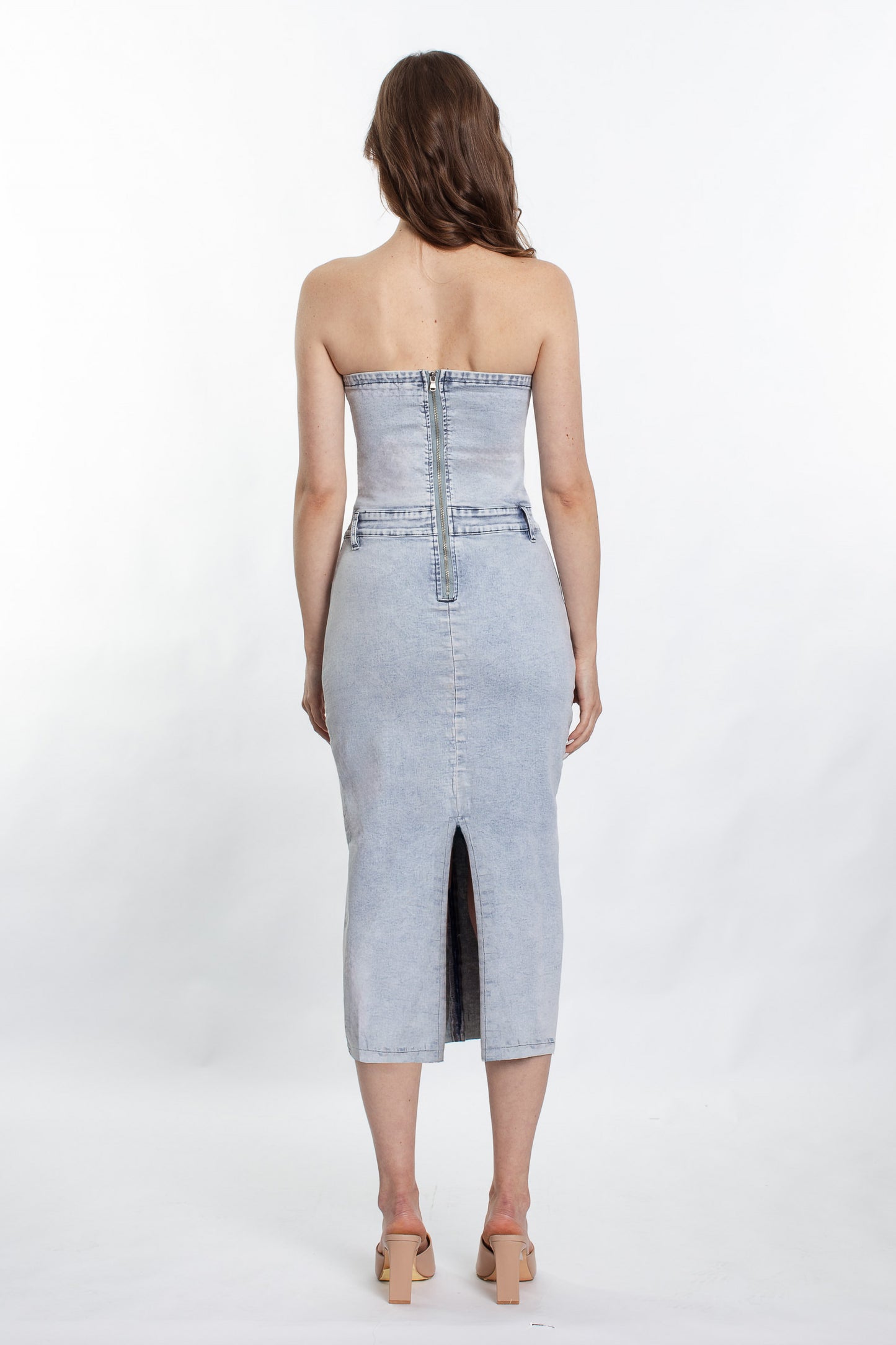 Jane Denim Midi Dress