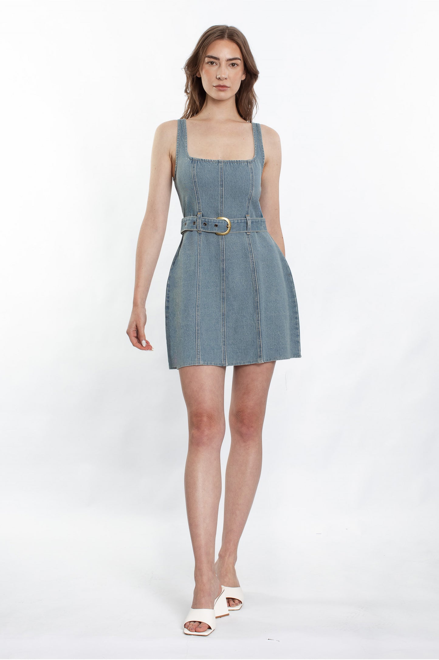 Brooke Denim Mini Dress