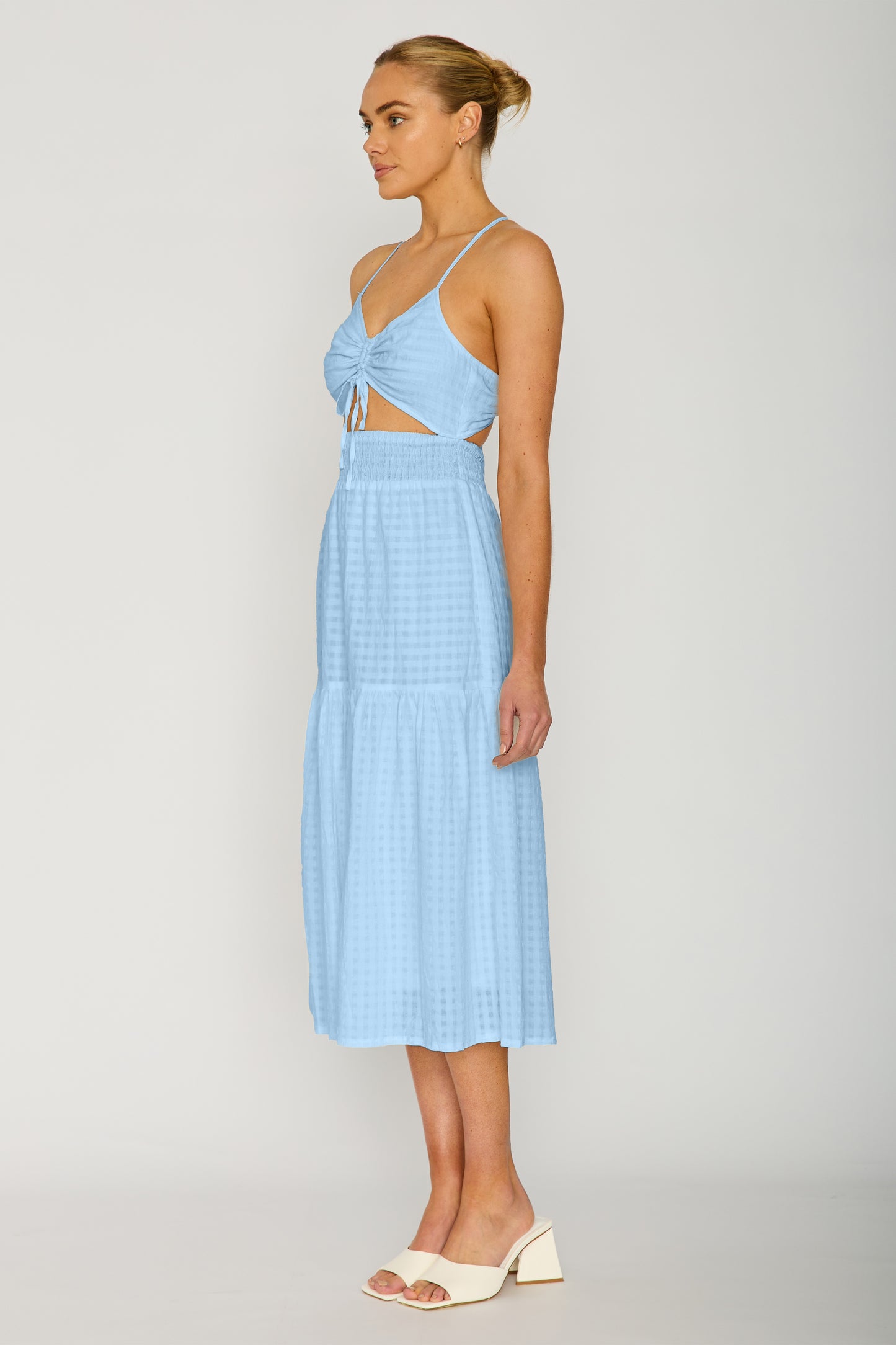 Harriet Summer Dress- Blue
