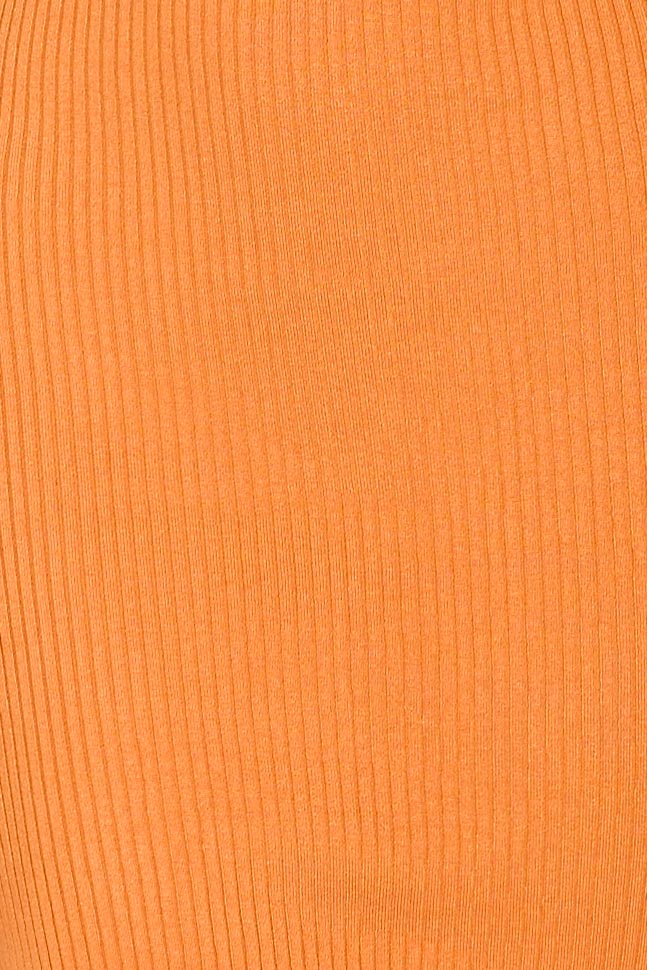 Bronwyn Cut Out Knit Dress - Tangerine