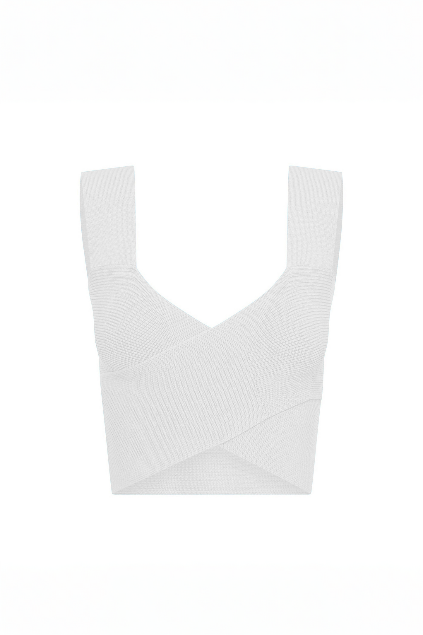 Lucille Wrap Top - White