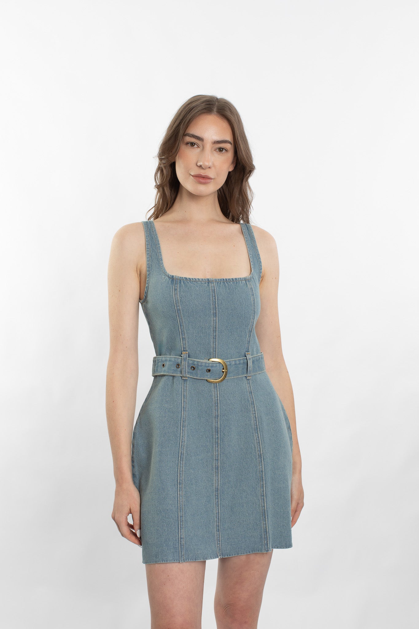 Brooke Denim Mini Dress