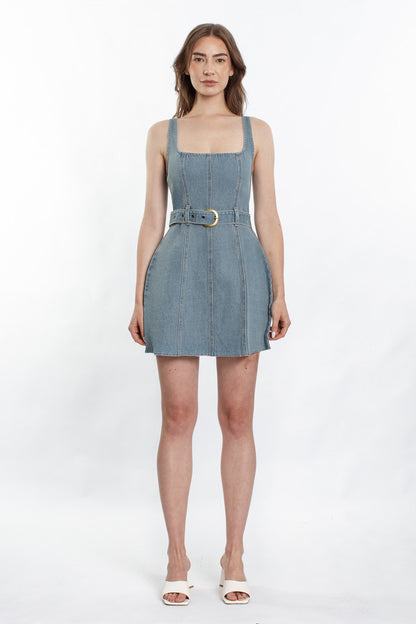 Brooke Denim Mini Dress